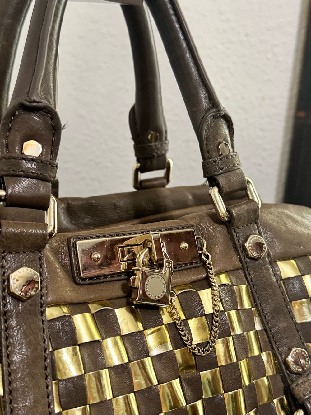 Marc Jacobs Metal Check Groovee Bag - Picture 11 of 16